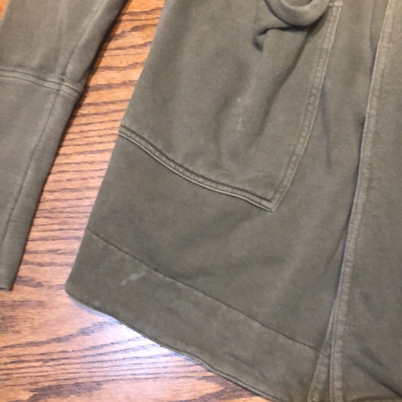 Free people drawstring hooded cardigan jacket - Picture 5 of 13